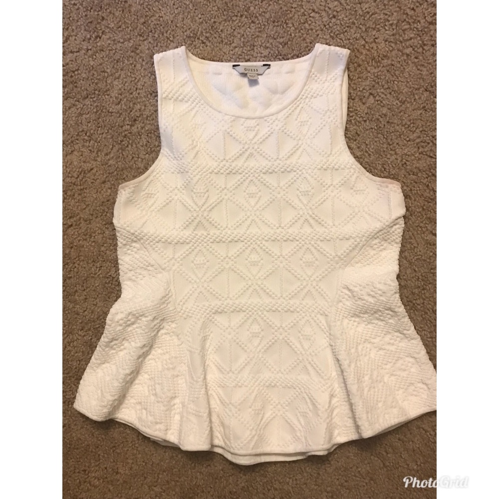 Guess peplum top